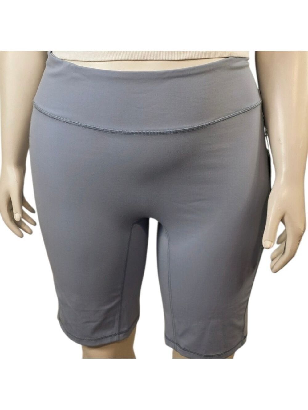 FWD Allure Blue High Rise Bike Shorts 2X | Soft Sport Luxe NWT